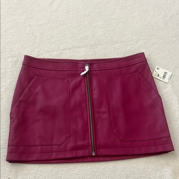 Free People Women's Purple Mini Skirt Size 4 - Picture 1 of 7
